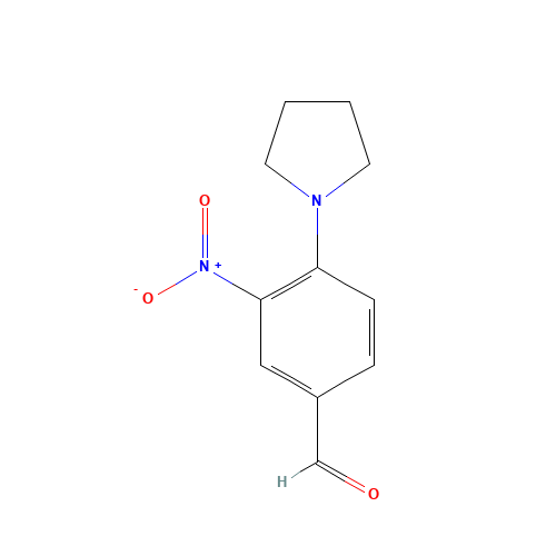 3-Nitro-4-(1-pyrrolidino)benzaldehyde (CAS: 284679-97-6) - Related Chemical Product