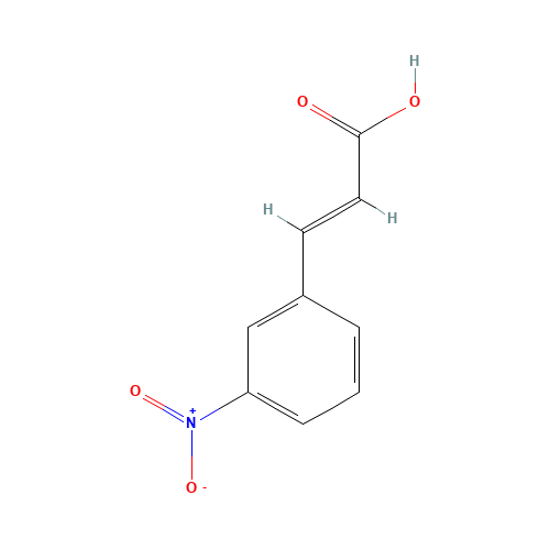 3-Nitrocinnamic acid (CAS: 555-68-0) - Chemical Structure and Molecular Formula 