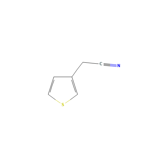 3-Cyanomethylthiophene (CAS: 13781-53-8) - Chemical Structure and Molecular Formula 