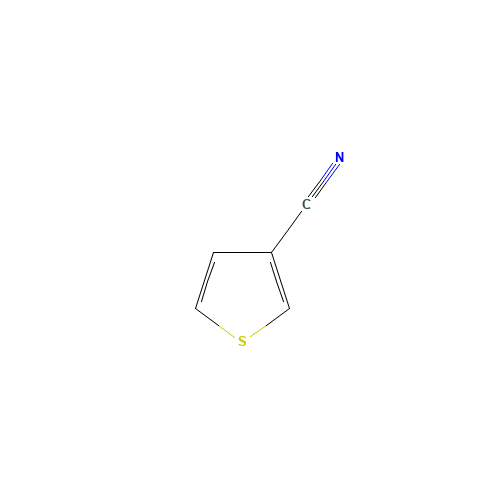 3-Thiophenecarbonitrile (CAS: 1641-09-4) - Chemical Structure and Molecular Formula 