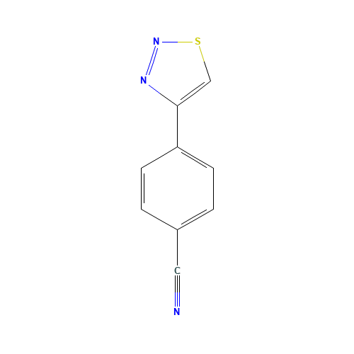 4-(1,2,3-THIADIAZOL-4-YL)BENZONITRILE (CAS: 82894-99-3) - Related Chemical Product