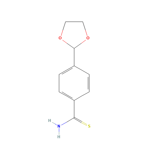 4-(1,3-DIOXOLAN-2-YL)BENZENE-1-CARBOTHIOAMIDE (CAS: 175202-43-4) - Related Chemical Product