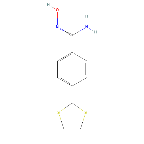 4-(1,3-DITHIOLAN-2-YL)-N'-HYDROXYBENZENECARBOXIMIDAMIDE (CAS: 175204-51-0) - Related Chemical Product