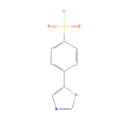 4-(1,3-OXAZOL-5-YL)BENZENESULFONYL CHLORIDE (CAS: 337508-66-4) - Related Chemical Product