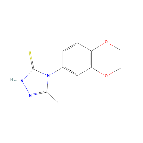 4-(2,3-DIHYDRO-1,4-BENZODIOXIN-6-YL)-5-METHYL-4H-1,2,4-TRIAZOLE-3-THIOL (CAS: 306936-85-6) - Related Chemical Product
