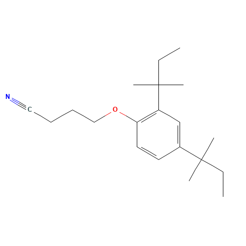 4-(2,4-DI-TERT-AMYLPHENOXY)BUTYRONITRILE (CAS: 36268-65-2) - Related Chemical Product