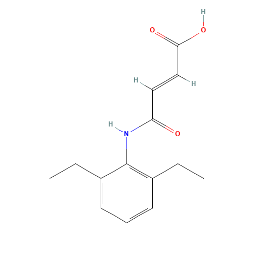 4-(2,6-DIETHYLANILINO)-4-OXOBUT-2-ENOIC ACID (CAS: 306935-77-3) - Related Chemical Product
