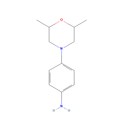 4-(2,6-DIMETHYLMORPHOLINO)ANILINE,TECH (CAS: 218930-10-0) - Related Chemical Product