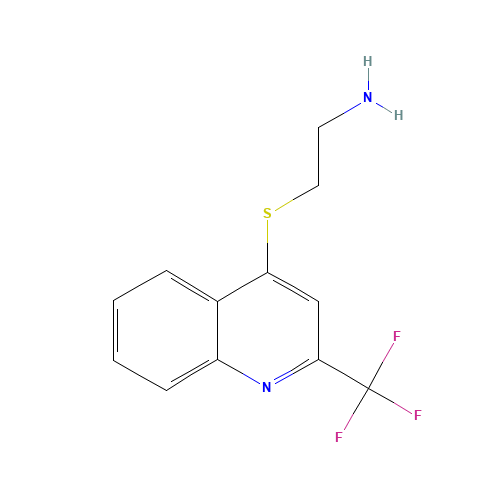 2-[[2-(TRIFLUOROMETHYL)-4-QUINOLYL]THIO]ETHYLAMINE (CAS: 175203-50-6) - Related Chemical Product