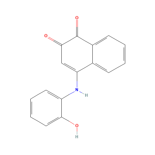 4-(2-HYDROXYANILINO)-1,2-DIHYDRONAPHTHALENE-1,2-DIONE (CAS: 175136-53-5) - Related Chemical Product