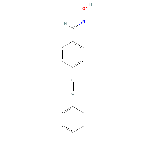 4-(2-PHENYLETH-1-YNYL)BENZALDEHYDE OXIME (CAS: 175203-56-2) - Related Chemical Product
