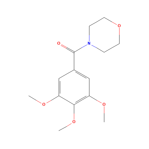 trimetozine (CAS: 635-41-6) - Chemical Structure and Molecular Formula 