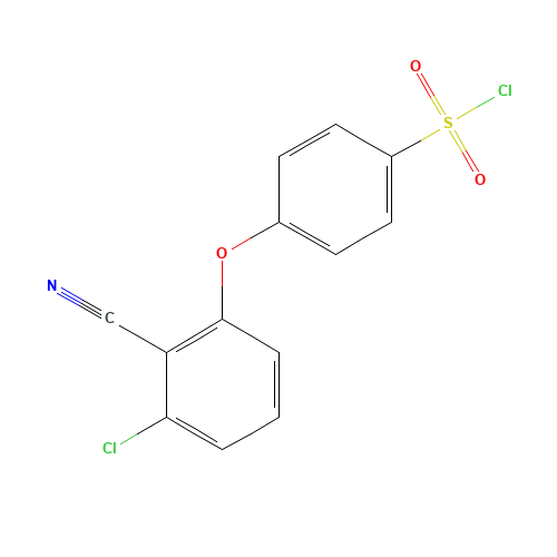 4-(3-CHLORO-2-CYANOPHENOXY)BENZENE-1-SULFONYL CHLORIDE (CAS: 175136-72-8) - Related Chemical Product