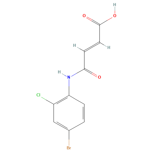 4-(4-BROMO-2-CHLOROANILINO)-4-OXOBUT-2-ENOIC ACID (CAS: 175205-15-9) - Related Chemical Product