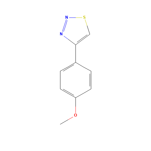 4-(4-METHOXYPHENYL)-1,2,3-THIADIAZOLE (CAS: 18212-22-1) - Related Chemical Product