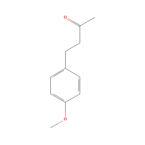 4-(4-Methoxyphenyl)-2-butanone (CAS: 104-20-1) - Chemical Structure and Molecular Formula 