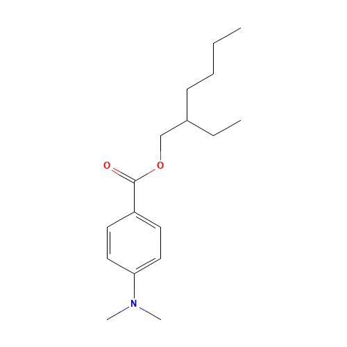 2-Ethylhexyl 4-dimethylaminobenzoate (CAS: 21245-02-3) - Related Chemical Product