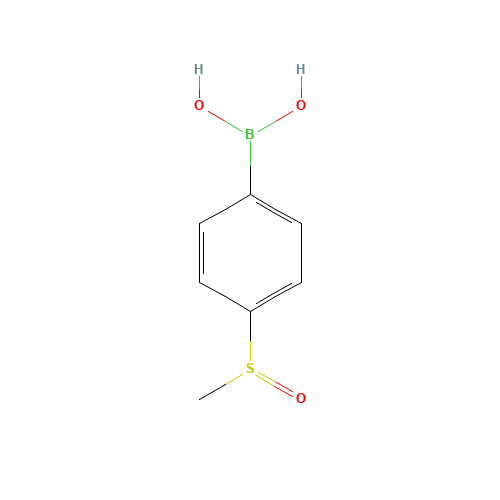 4-(METHANESULFINYL)BENZENEBORONIC ACID (CAS: 166386-48-7) - Related Chemical Product
