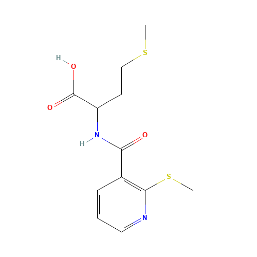 4-(METHYLTHIO)-2-(([2-(METHYLTHIO)-3-PYRIDYL]CARBONYL)AMINO)BUTANOIC ACID (CAS: 175201-70-4) - Related Chemical Product