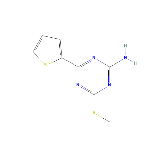 4-(METHYLTHIO)-6-(2-THIENYL)-1,3,5-TRIAZIN-2-AMINE (CAS: 175204-61-2) - Related Chemical Product