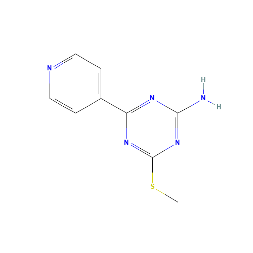 4-(METHYLTHIO)-6-(4-PYRIDYL)-1,3,5-TRIAZIN-2-AMINE (CAS: 175204-63-4) - Related Chemical Product