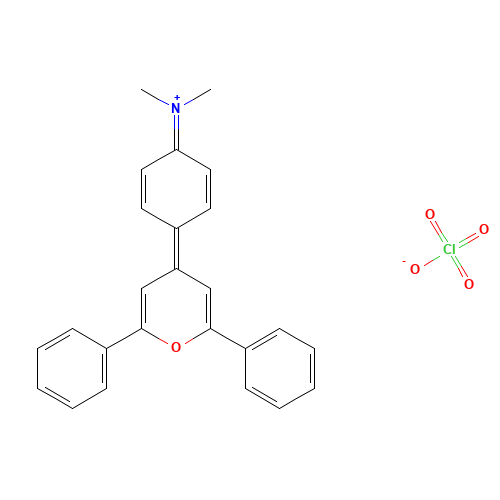 4-(P-DIMETHYLAMINOPHENYL)-2,6-DIPHENYLPYRYLIUM PERCHLORATE (CAS: 2970-29-8) - Related Chemical Product