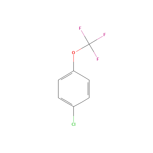 4-(Trifluoromethoxy)chlorobenzene (CAS: 461-81-4) - Chemical Structure and Molecular Formula 