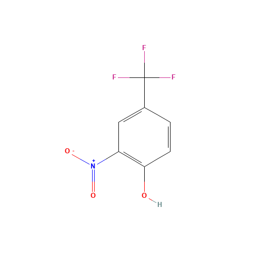 4-Hydroxy-3-nitrobenzotrifluoride (CAS: 400-99-7) - Chemical Structure and Molecular Formula 