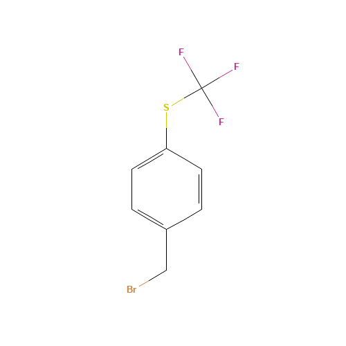 4-(TRIFLUOROMETHYLTHIO)BENZYL BROMIDE (CAS: 21101-63-3) - Related Chemical Product
