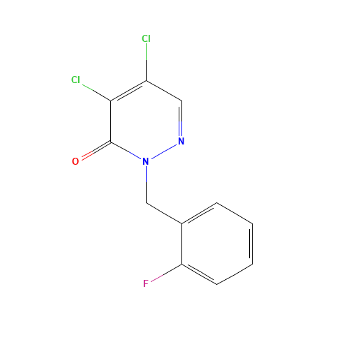 4,5-DICHLORO-2-(2-FLUOROBENZYL)PYRIDAZINE-3(2H)-ONE (CAS: 175135-46-3) - Related Chemical Product