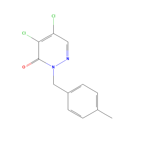 4,5-DICHLORO-2-(4-METHYLBENZYL)-2,3-DIHYDROPYRIDAZIN-3-ONE (CAS: 173843-86-2) - Related Chemical Product