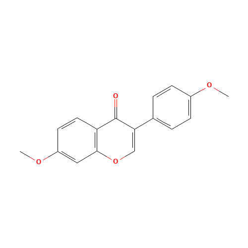 4',7-Dimethoxyisoflavone (CAS: 1157-39-7) - Chemical Structure and Molecular Formula 