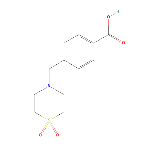 4-[(1,1-DIOXO-1LAMBDA6,4-THIAZINAN-4-YL)METHYL]BENZOIC ACID (CAS: 465514-21-0) - Related Chemical Product