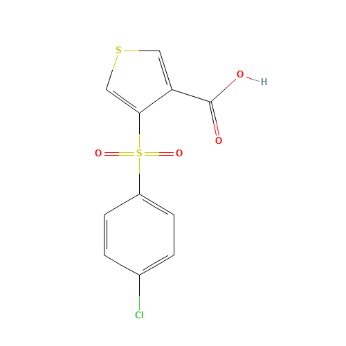 4-[(4-CHLOROPHENYL)SULFONYL]-3-THIOPHENECARBOXYLIC ACID (CAS: 423769-77-1) - Related Chemical Product