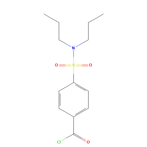 4-[(DIPROPYLAMINO)SULFONYL]BENZENE-1-CARBONYL CHLORIDE (CAS: 29171-72-0) - Related Chemical Product