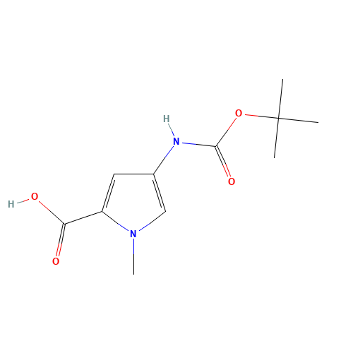 4-TERT-BUTOXYCARBONYLAMINO-1-METHYL-1H-PYRROLE-2-CARBOXYLIC ACID (CAS: 77716-11-1) - Related Chemical Product
