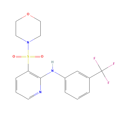 4-((2-((3-(Trifluoromethyl)phenyl)amino)-3-pyridinyl)sulfonyl]morpholine (CAS: 38025-96-6) - Related Chemical Product
