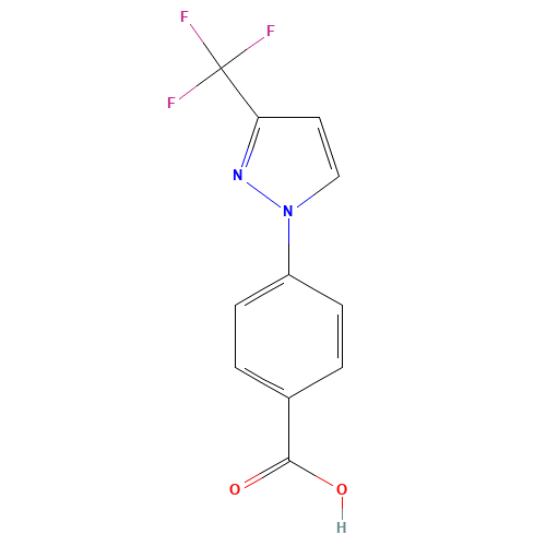 4-[3-(TRIFLUOROMETHYL)-1H-PYRAZOL-1-YL]BENZOIC ACID (CAS: 220462-27-1) - Related Chemical Product