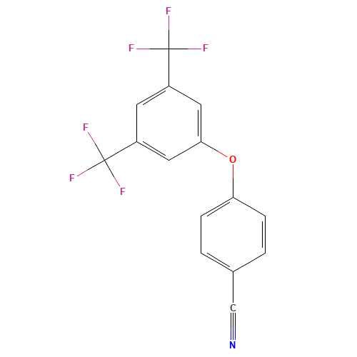 4-[3,5-DI(TRIFLUOROMETHYL)PHENOXY]BENZONITRILE (CAS: 243128-43-0) - Related Chemical Product