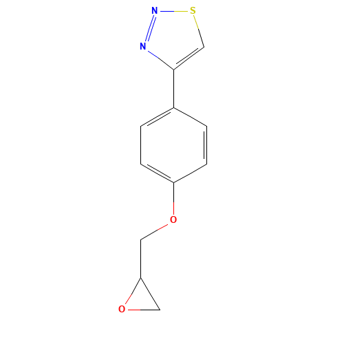 4-[4-(OXIRAN-2-YLMETHOXY)PHENYL]-1,2,3-THIADIAZOLE (CAS: 59834-07-0) - Related Chemical Product