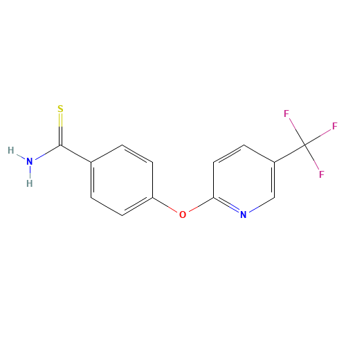 4-[5-(TRIFLUOROMETHYL)PYRID-2-YLOXY]THIOBENZAMIDE (CAS: 175277-02-8) - Related Chemical Product