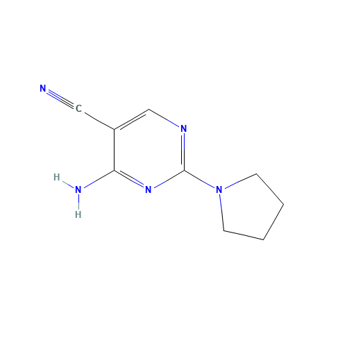 4-AMINO-2-(1-PYRROLIDINYL)-5-PYRIMIDINECARBONITRILE (CAS: 55441-53-7) - Related Chemical Product