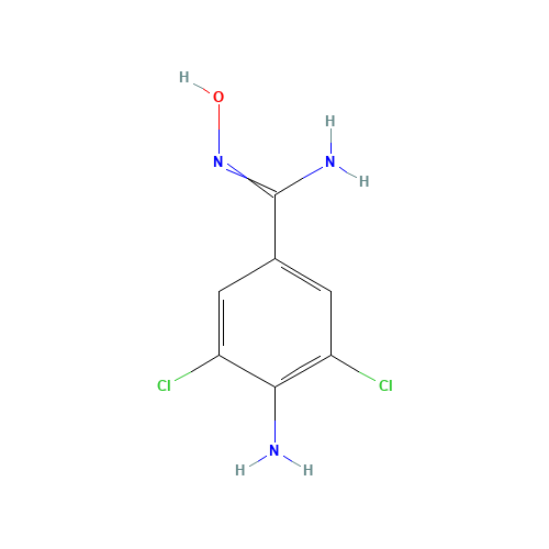 4-AMINO-3,5-DICHLORO-N'-HYDROXYBENZENECARBOXIMIDAMIDE (CAS: 175205-80-8) - Related Chemical Product