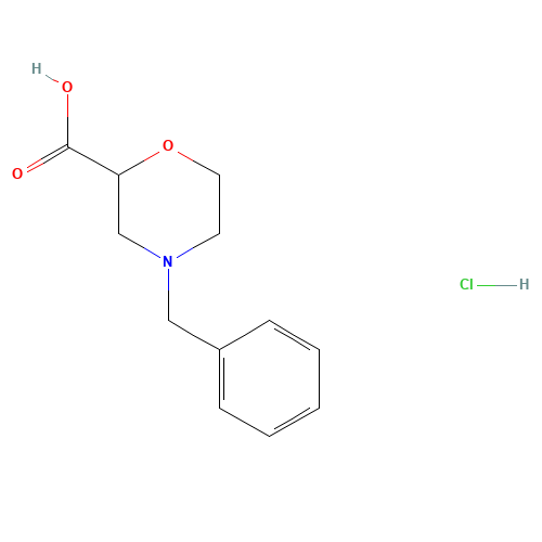 4-BENZYL-2-MORPHOLINECARBOXYLIC ACID HYDROCHLORIDE (CAS: 135072-15-0) - Related Chemical Product