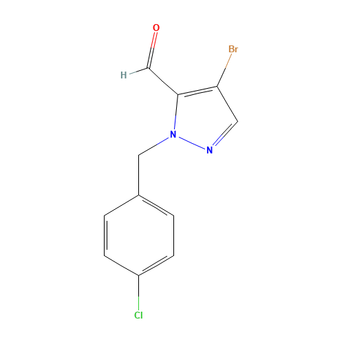 4-BROMO-1-(4-CHLOROBENZYL)-1H-PYRAZOLE-5-CARBALDEHYDE (CAS: 289504-53-6) - Related Chemical Product