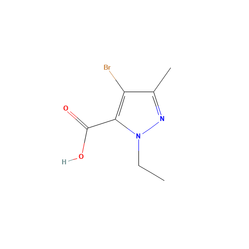 4-BROMO-1-ETHYL-3-METHYL-1H-PYRAZOLE-5-CARBOXYLIC ACID (CAS: 175276-99-0) - Related Chemical Product
