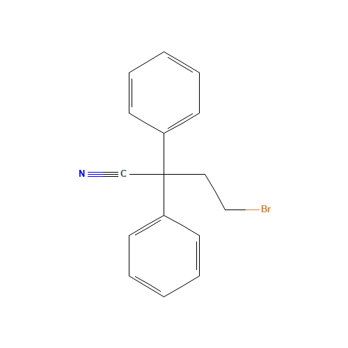 4-BROMO-2,2-DIPHENYLBUTYRONITRILE (CAS: 39186-58-8) - Related Chemical Product