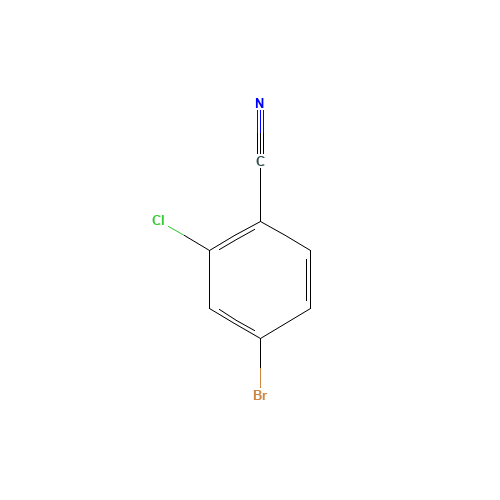 4-BROMO-2-CHLOROBENZONITRILE (CAS: 154607-01-9) - Chemical Structure and Molecular Formula 