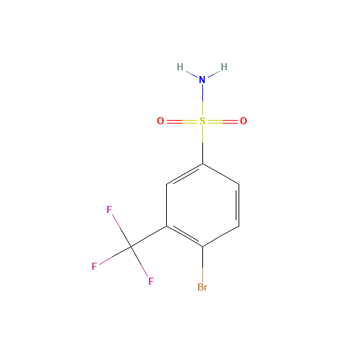 4-BROMO-3-(TRIFLUOROMETHYL)BENZENESULFONAMIDE (CAS: 351003-64-0) - Related Chemical Product
