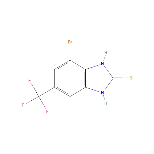 4-BROMO-6-(TRIFLUOROMETHYL)BENZIMIDAZOLE-2-THIOL (CAS: 175135-17-8) - Related Chemical Product